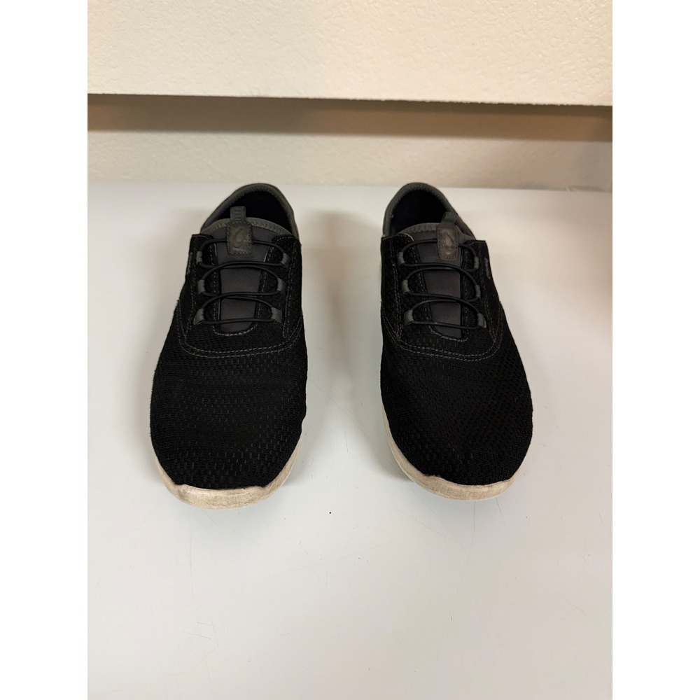 OluKai Alapa Li Mens Black Charcoal Mesh Leather Casual Sneakers Size 11.5